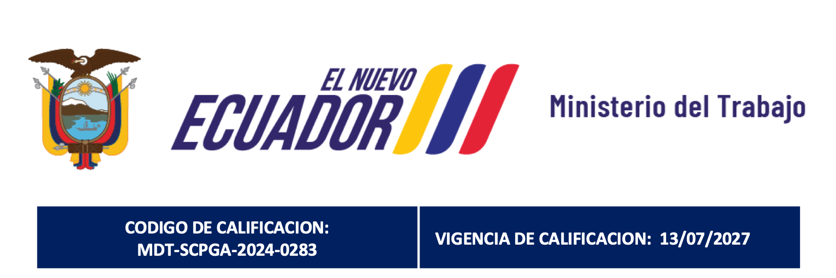 Certificación Ministerio de Trabajo